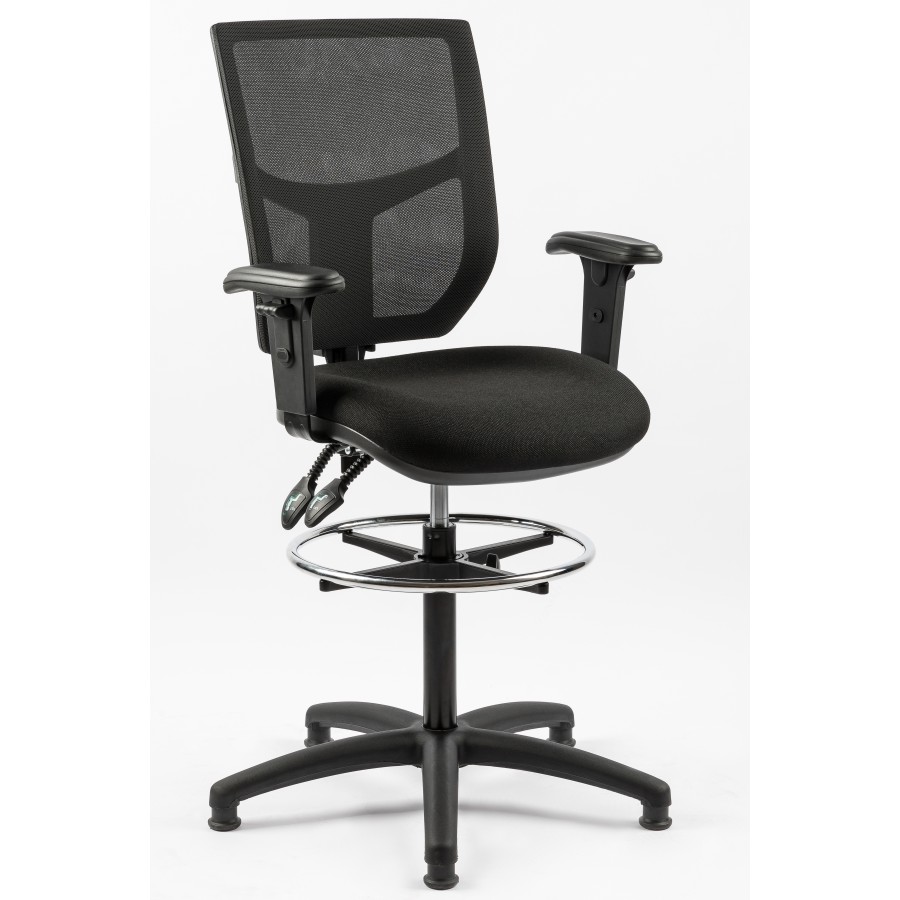 Ergo Line Mesh Draughtsman Chair